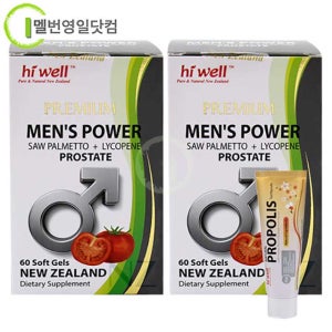 하이웰 프리미엄 맨스파워 프로스테이트 쏘팔매토 60소프트젤 2세트+치약