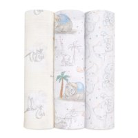 아덴아나이스 디즈니 스와들 머슬린 블랭킷 속싸개 마이 달링 덤보 3PK Aden + Anais Disney My Darling Dumbo 3pk swaddles