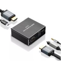 HDMI to HDMI AUX 3.5mm 옵티컬 ARC 오디오 분리 추출기