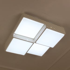 포유라이팅 LED 큐브 방등 4등 주광색 50W 아이방 안방 가정용 사무실 조명