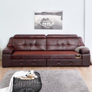 단미 4인용 흙소파 온열 온돌 소파 카우치 흙쇼파