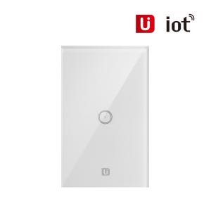 유아이오티 UIOT-SW10S /홈IOT 1구 스마트 벽스위치 / 조명등 형광등 무선원격제어 Zigbee방식