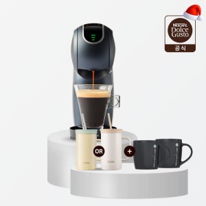 돌체구스토 지니오S 터치 캡슐 커피머신+(써모스 스트로 컵앤텀블러 720ml+블랙 머그 2개) 증정 [본사직영]
