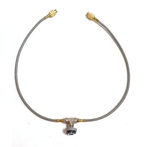 (363) 트윈 편조라인 / 이소 부탄 가스 투버너 국산 Y호스 길이선택 40cm