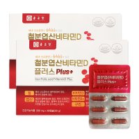 비타민D플러스 4개월분 빈혈제 철분 엽산 모유수유 생리 임산부 임신 철분제