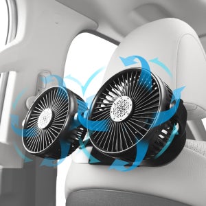 메이튼 차량용 선풍기 저소음 3단 360도 써큘레이터 헤드레스트 콘솔 대쉬보드