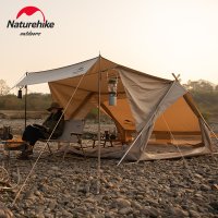 Naturehike Glamping 인디언 텐트 야외 캠핑 캠핑 두꺼운 면화 야생 럭셔리 텐트