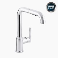 [콜러] KOHLER 7505T-C4-CP 퓨리스트 싱크대 셀프 교체 주방 수전