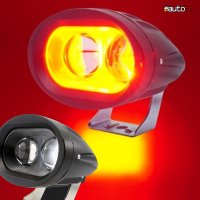 SB 자동차 차량용 DC12V-60V겸용 20W 지게차 LED 스팟램프 써치라이트 사고방지 레드LED