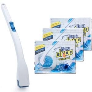 이지드롭 레몬 핸들1개 리필3개 변기 청소 크리너 화장실 욕실 세면대 거울 세제 세정제