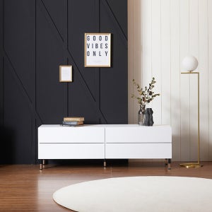 퍼니코 크루아 서랍 모듈 TV다이 거실장 1600 2단 화이트