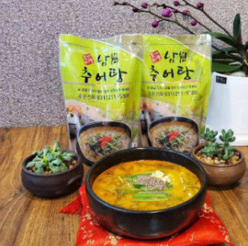 초가지붕남원추어탕 600g x6팩 10+1 국내산 미꾸라지 구수한맛 간편 보양식