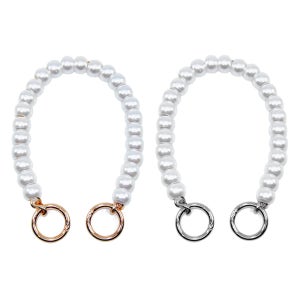 백앤센스 진주 핸들 스트랩 with 오링 가방리폼 가방체인