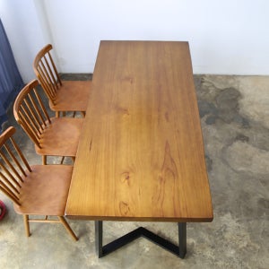 앨런빌 프라우드 뉴송 우드슬랩식탁 카페테이블 6인 8인 원목식탁