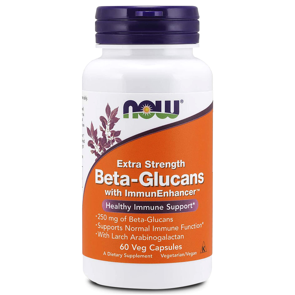 나우푸드 <b>베타글루칸</b> 엑스트라 스트렝스 250mg 60캡슐