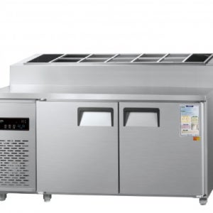 우성 CWSM-150RBT15 업소용 직냉식 토핑냉장고5자 1500 내부스텐 디지털