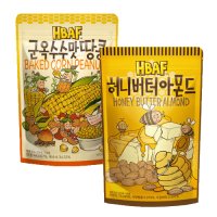 바프 허니버터아몬드 120g + 군옥수수맛땅콩&콘프라이즈 120g