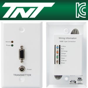 TNT NM-TNT01 월플레이트 VGA 1:1 리피터 110IDC 300m