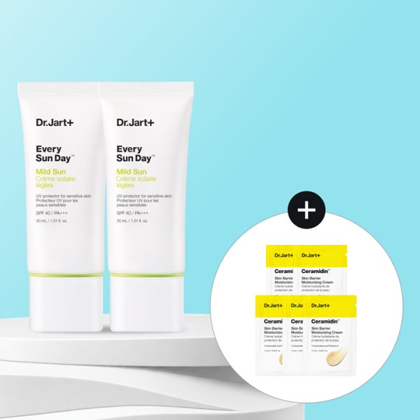 [1+1,순둥이선크림] 닥터자르트 에브리 선 데이 마일드 선 30ml (SPF40,PA+++)(+세라크림1.5mlX5)