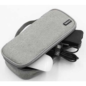 대용량 디지털파우치 하드 핸드폰 이어폰 케이블 충전기 배터리 방수 손잡이