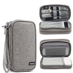 2웨이포켓 디지털파우치 하드 핸드폰 이어폰 케이블 충전기 배터리 방수