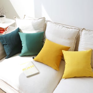 쇼파쿠션 컴포트 쿠션커버 40x40 거실 북유럽 플라워