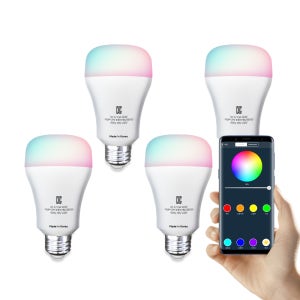 국산 LED 스마트전구 기본형세트/리모컨포함/블루투스 제어