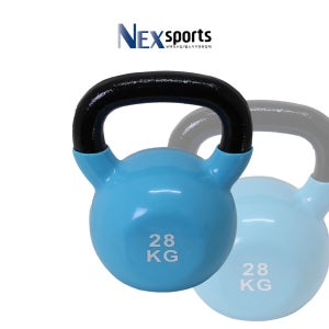 넥스 스포츠 컬러 코팅 케틀벨 28kg(색상랜덤)