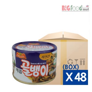 삼아 배꼽 골뱅이 140g X 48개 (BOX) (행사제품)
