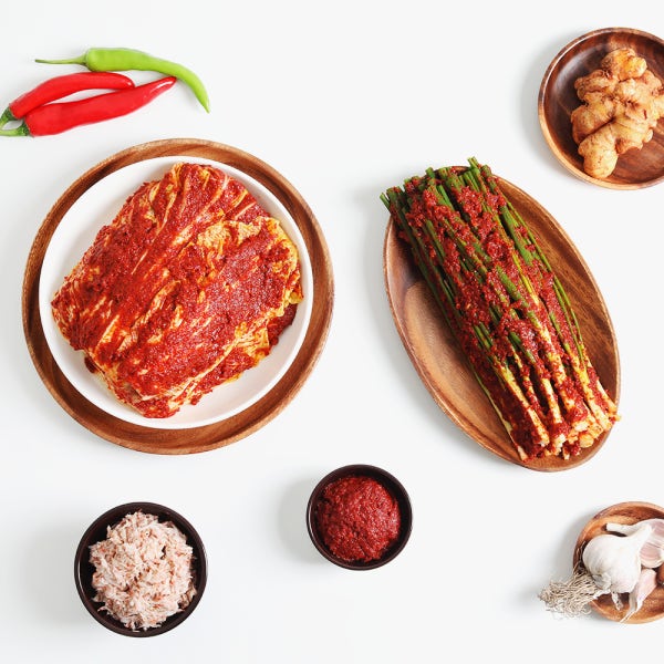 맛있게 매운 대전 선화동 실비 김치 1.3kg+파김치 1kg