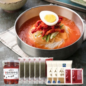 바담가 명태회냉면 5인분 코다리냉면 함흥사리 명태회무침 500g+물비빔냉면, 2640g, 1개