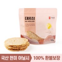 작월담 대룽칩 현미 수제 누룽지 180g