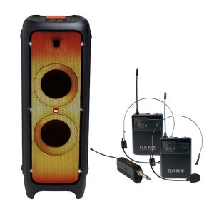 JBL PARTYBOX1000 블루투스 스피커 파티박스1000 무선마이크 헤드+헤드 포함