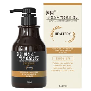 힐텀 탈모완화 샴푸 맥주효모 어성초 함유 500ml
