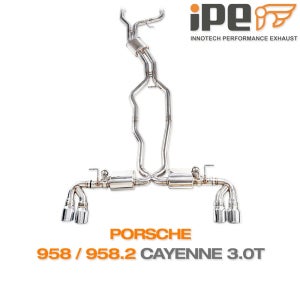 IPE PORSCHE 포르쉐 958 958.1 MK1 카이엔 S V6 하이브리드 3.0 터보 가변 머플러 배기 리모컨