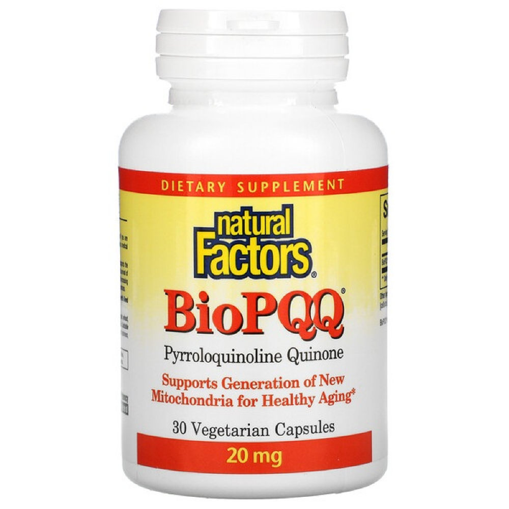 Natural Factors BioPQQ 네추럴팩터스 바이오PQQ 200mg 30 캡슐