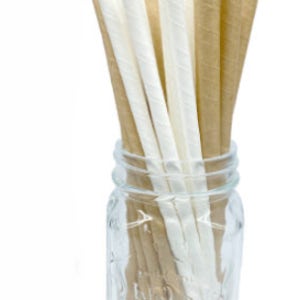 종이빨대 일자버블티 개별/벌크 7mm21cm 1봉200개 / 11mm21cm 1봉250개