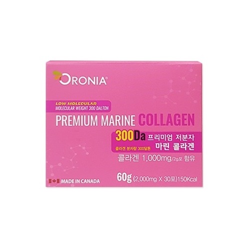 오로니아 프리미엄 저분자 마린 <b>콜라겐</b> <b>피쉬콜라겐</b> 피부보습 피부탄력 30포 x1개월분