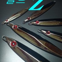 볼트Z 크롬 메탈 지그 10g - 80g 삼치 농어 갈치 볼락