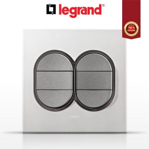르그랑 아테오 펄알루 원형 2개용 6구 스위치