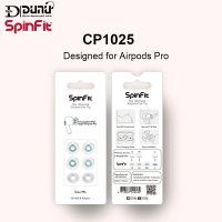 DUNU Spinfit CP1025 교체 용 실리콘 이어폰 이어팁 airpod Pro 1 카드 용 4 팁 2 어댑터