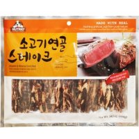 뉴트리오 애견간식 소고기연골스테이크 400g