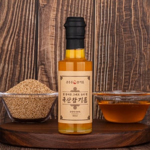 국산참기름 180ml 고소한 저온압착 방앗간 답례품 선물세트 공릉동참기름