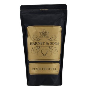 허니앤손스 복숭아 과일티 잎차 450g 지퍼백 대용량