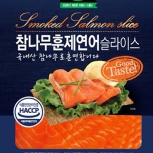 참나무 훈제연어 슬라이스 200g