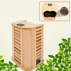 힐링테라피 밸런스휴 건식족욕기 최고급 족욕기 캐나다햄록 소나무 적삼목 피로회복