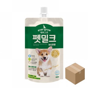 [유통기한하단표기] 에버그로 펫밀크 독밀크 강아지우유 눈+관절, 150ml, 10개