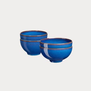 [덴비] 임페리얼 블루 밥그릇2p+국그릇2p