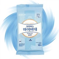 마이비데 10매 -화장실용 물티슈- 안막히는 휴대용 비데티슈 훈련소 군대 군인