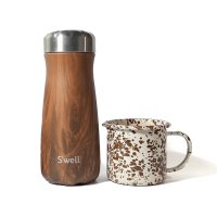 Swell 스웰 티크우드 트래블러 텀블러 Teakwood Traveler 친환경 워터보틀